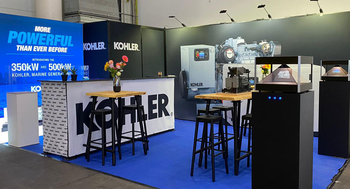 Kohler X10-counter 270x70cm, hoogte 100/120cm