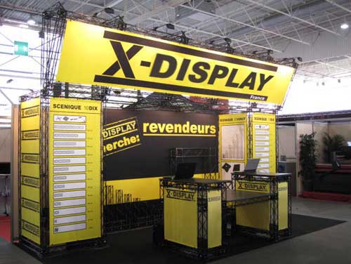 CrossWire X10 gekoppelde counters met hoogte verschil, X-display France